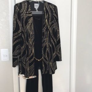 Two Piece Evening Outfit